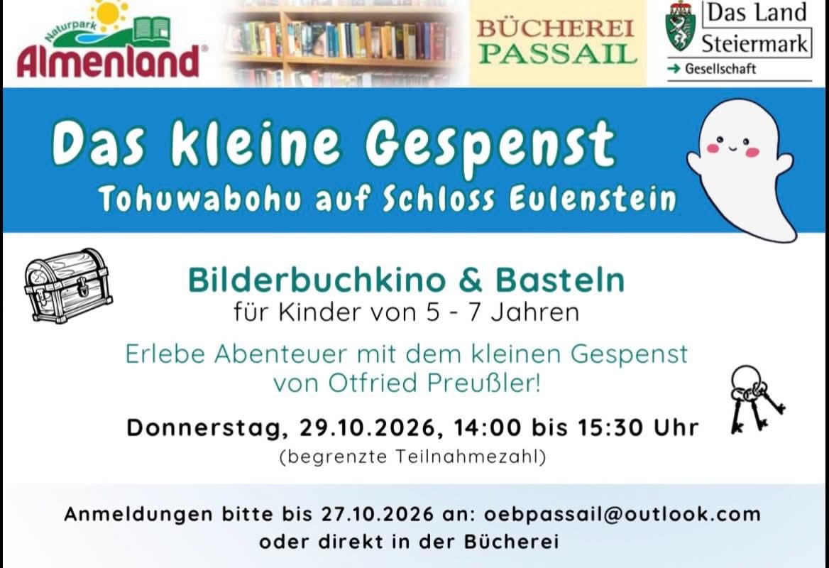 Bilderbuchkino und Basteln 